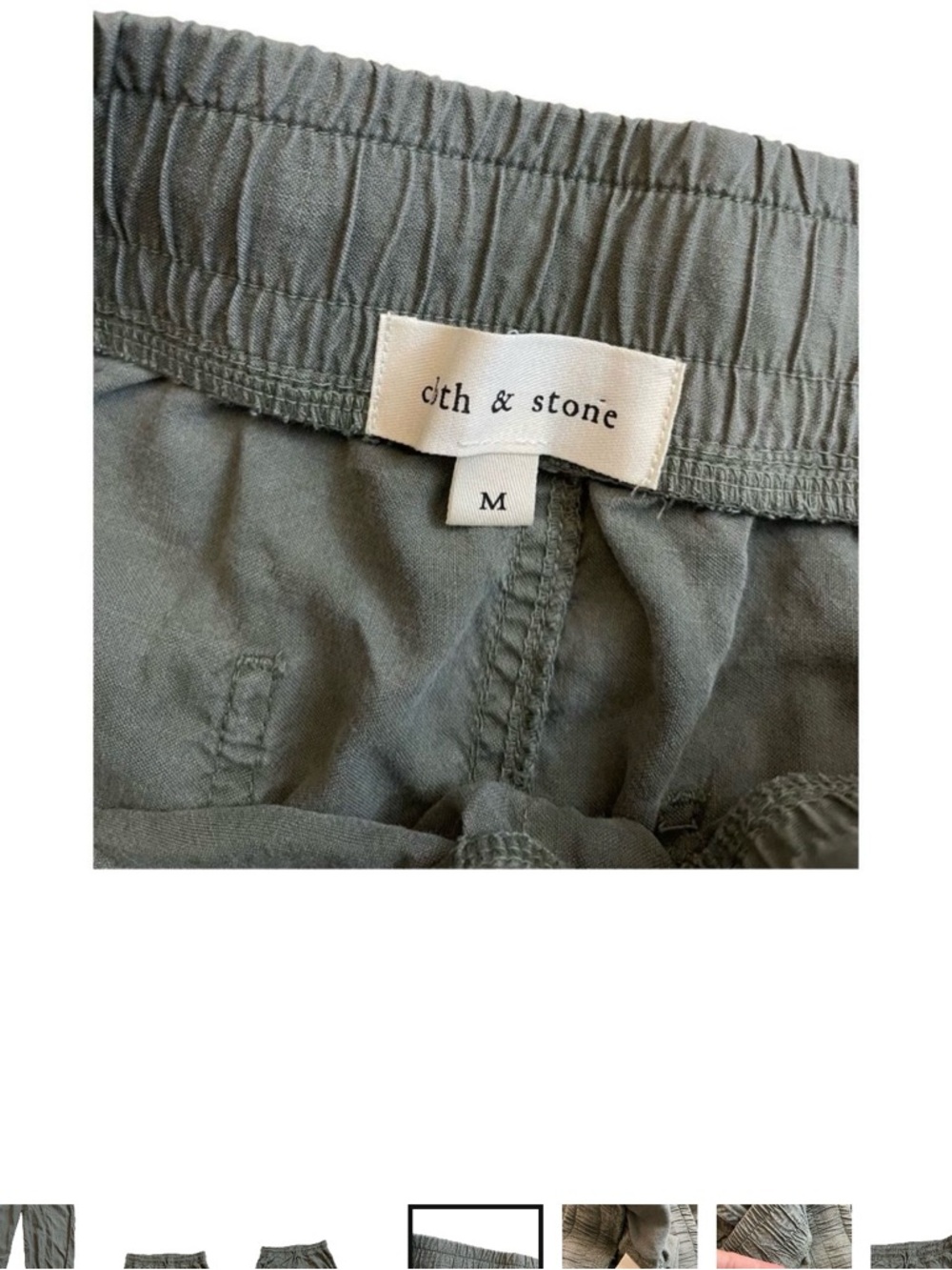 Anthropologie - Cloth & Stone Drawstring Jogger Pants - Picture 7 of 12